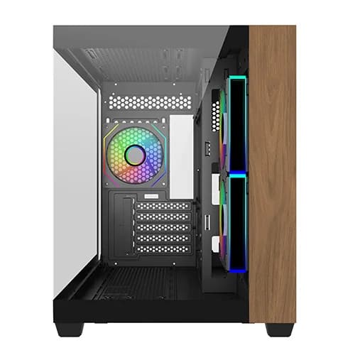Cooler Master Elite 481 Wood ARGB M-ATX Mini Tower Case